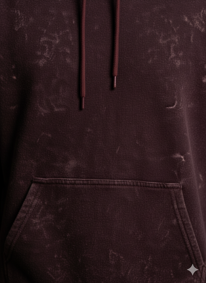 Unisex Acid Washed Hoodie