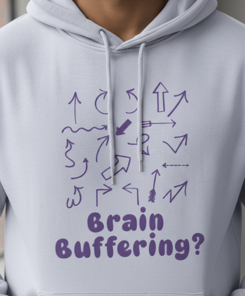 Brain Buffering? Oversized Hoodie
