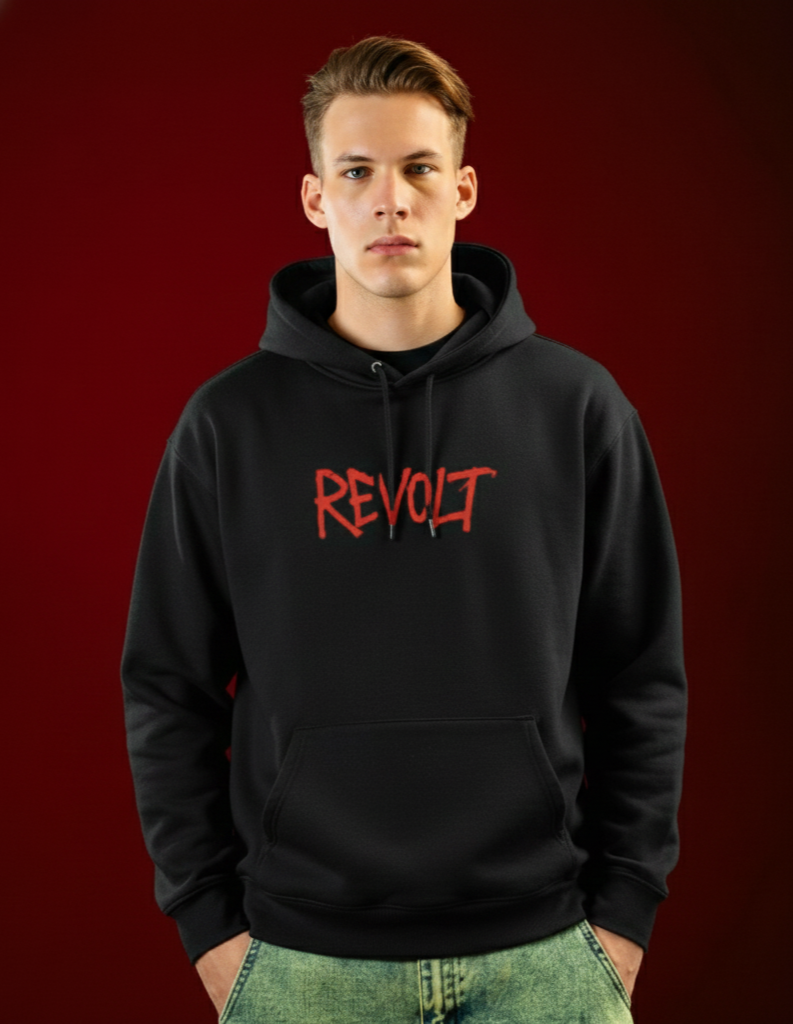 Revolt Skull Graffiti Hoodie