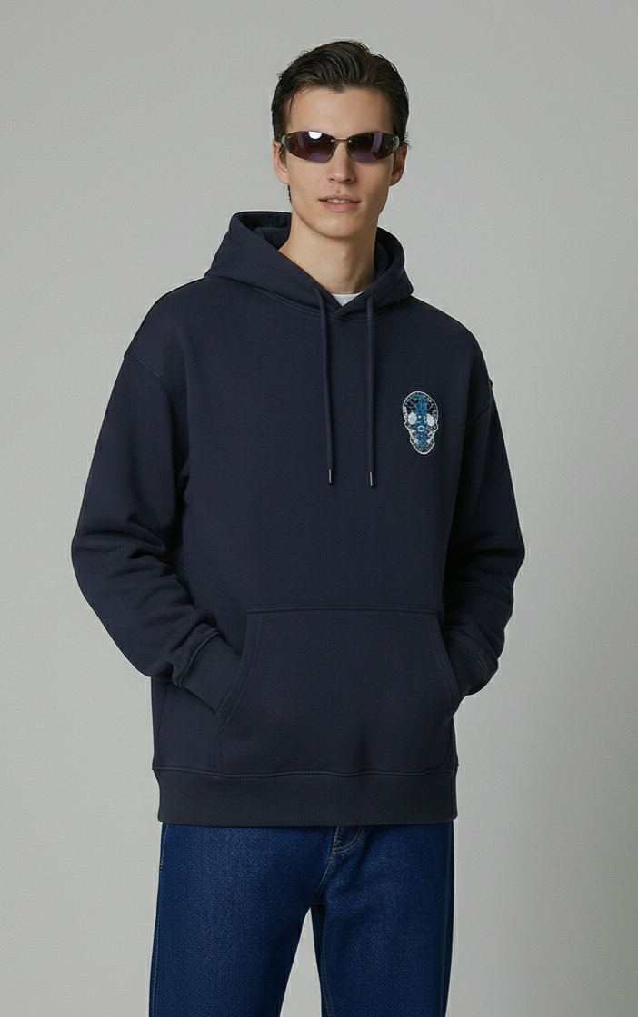 Peace Riot Skull Hoodie