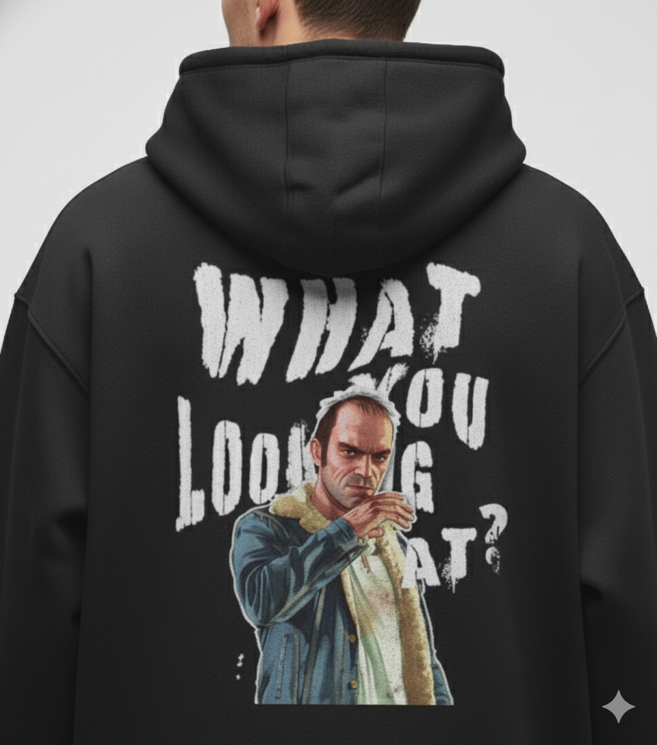 “Watch My Back” Oversized Hoodie – Limited Edition Drop