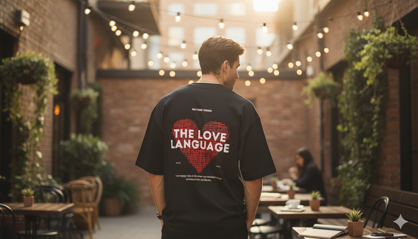 💖 The Love Language Oversized T-Shirt