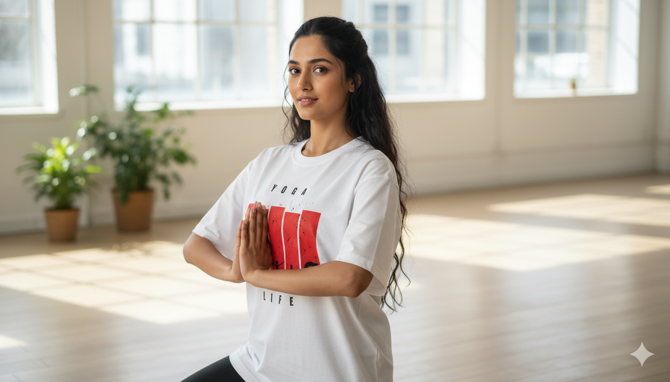 Yoga Life Tee – Mind in Motion